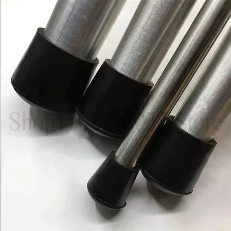1-8PCS Black Rubber Round End Caps Furniture Feet Pad Steel Pipe End Cover Table Chair Leg Protective Cover Leg Pad 4-76mm