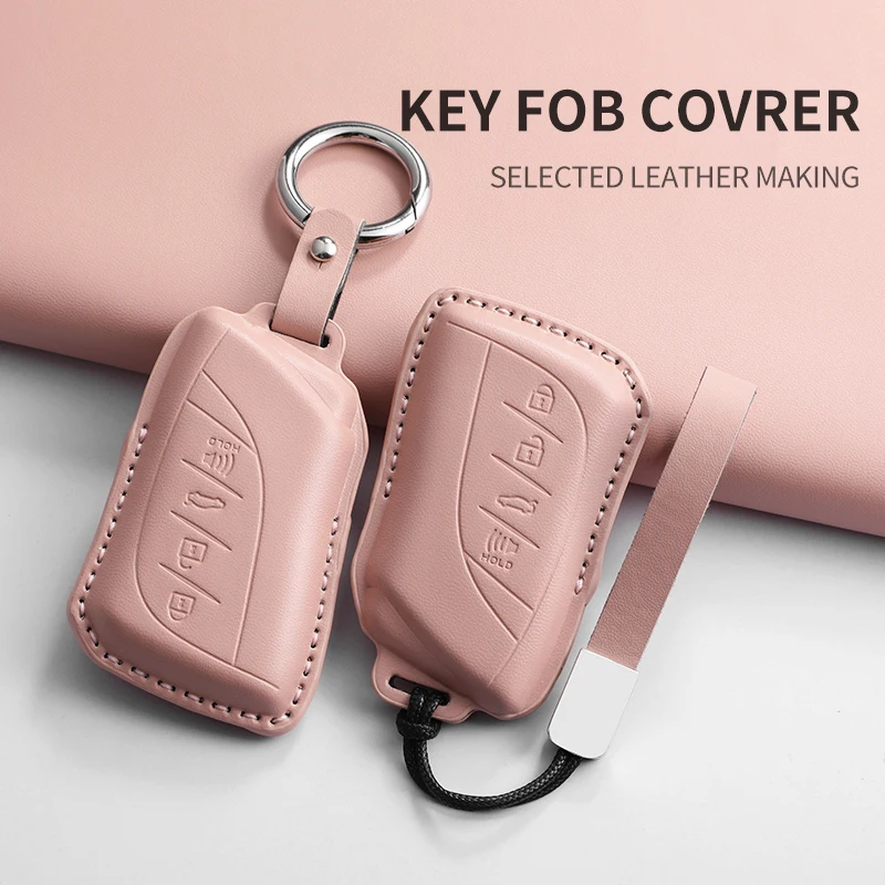 Car Keychain For Lexus UX ES UX200 UX250h ES200 ES300h ES350 US200 US260h PU Car Key Case Cover Fob Shell