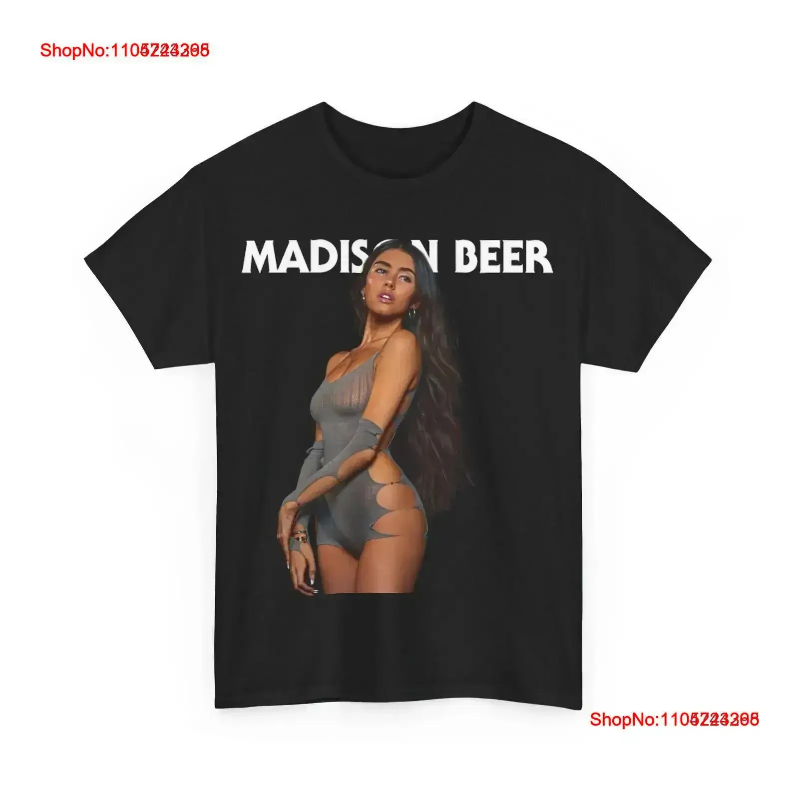Madison Beer T Shirt Life Support vintage Washed Soft Breathable Slightly Comfortable homme graphic vintage Washed Unisex