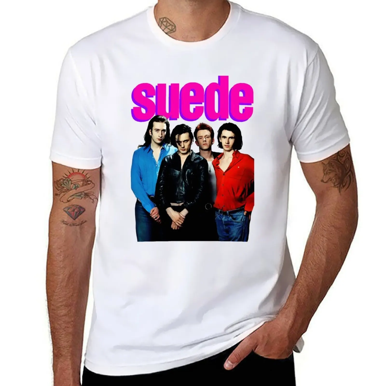

Suede T-Shirt man t shirt cotton high quality man tshirt T-Shirt