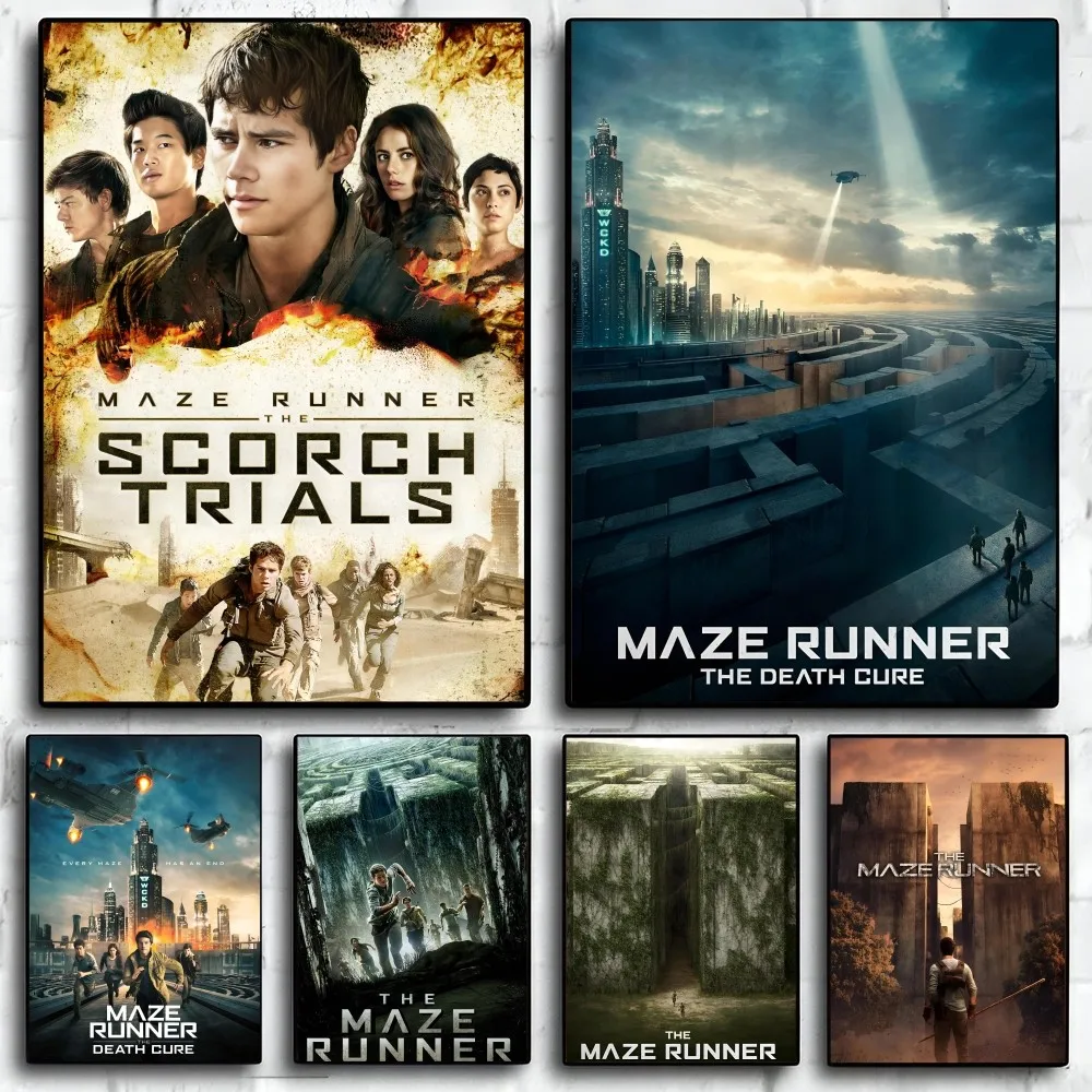 The Maze Runner Movie Poster Paper Print Home Living Room Bedroom Entrance Bar Restaurant Cafe Art Painting Decoration