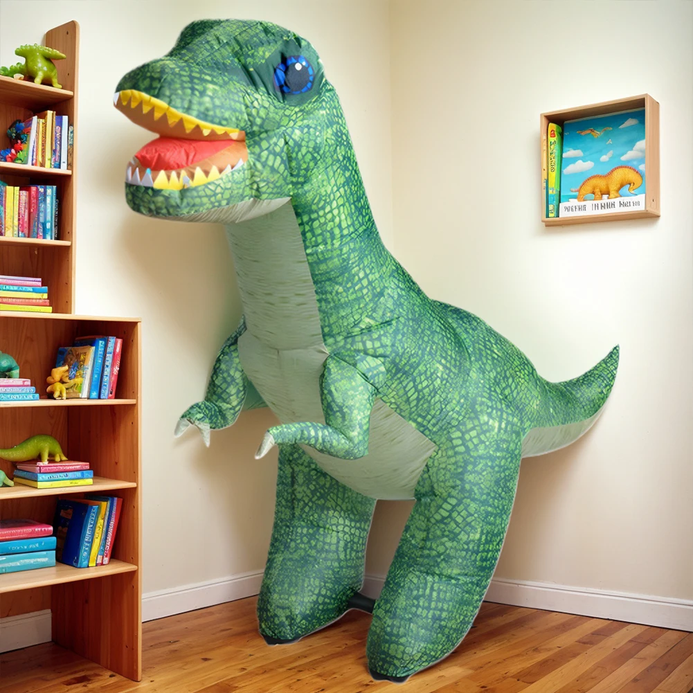 Electric Remote Control Toy Inflatable Dinosaur RC Jurassic Giant Dinosaur Toy RC Giant Dinosaur Decompression Educational Gifts