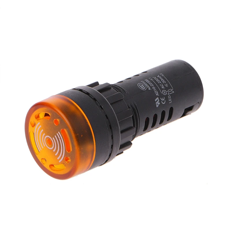 E9LB AD16-22SM Светодиодная вспышка Сигнальная лампа с зуммером Красный Зеленый Желтый