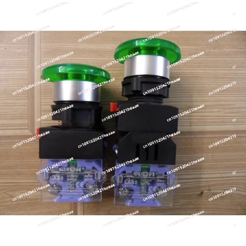 Suitable for LAS1-B 12mm LAS0-K 40mm Switch Mushroom Button Round， Red Wave Button