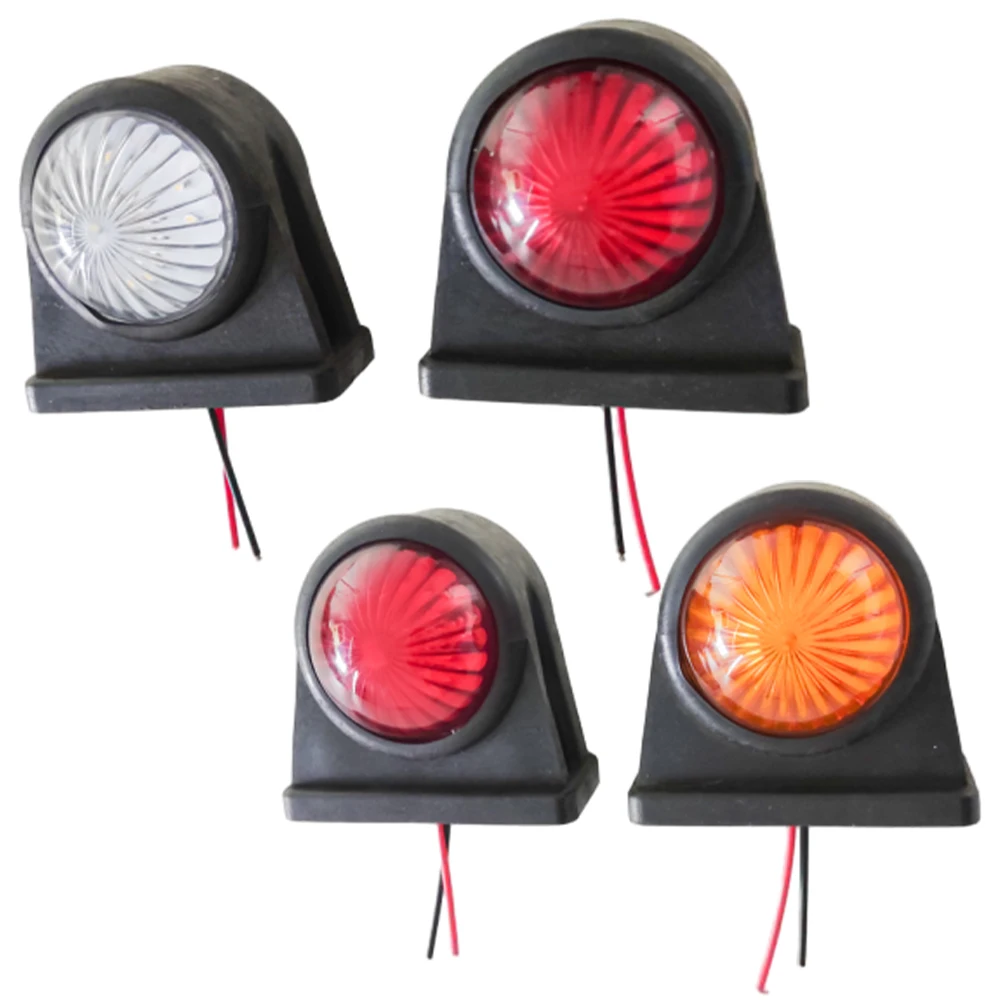 

Светодиодные двухсторонние боковые габаритные огни грузовика, индикаторная лампа, сигнальные габаритные огни прицепов, сигнальная лампа для караванов