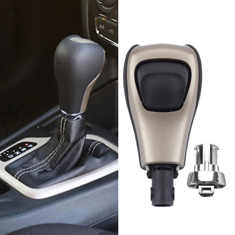 Car Automatic Gear Shift Knob with Mounting Kit Shifter Lever Replacement for Jeep Cherokee 2014 2015 2016 2017 2018 5YD261X9AA