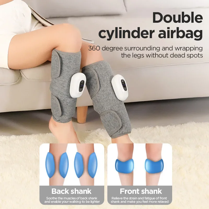 

2/1PCS Wireless 360° Air Pressure Calf Massager Eletric 3 Mode Compresstion Leg Massage Foot Calf Muscle Circulation