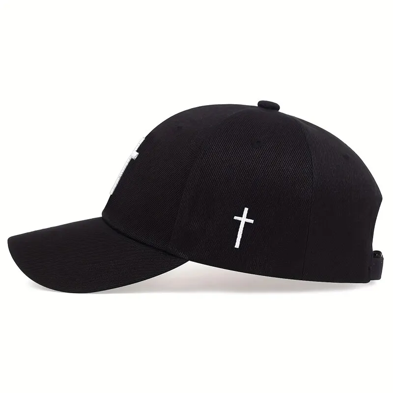 Unisex haft krzyżykowy Snapback czapki baseballowe wiosenny i jesienny regulowany kapelusz przeciwsłoneczny czapki na co dzień