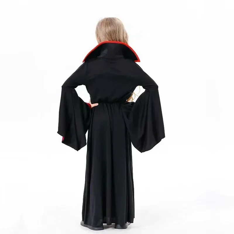Mädchen Halloween Geisterbraut Kostüm Vampir-Kleid Kind Böse Terror Vampirin Rollenspiel Karneval Party Cosplay Outfits – Detail 8