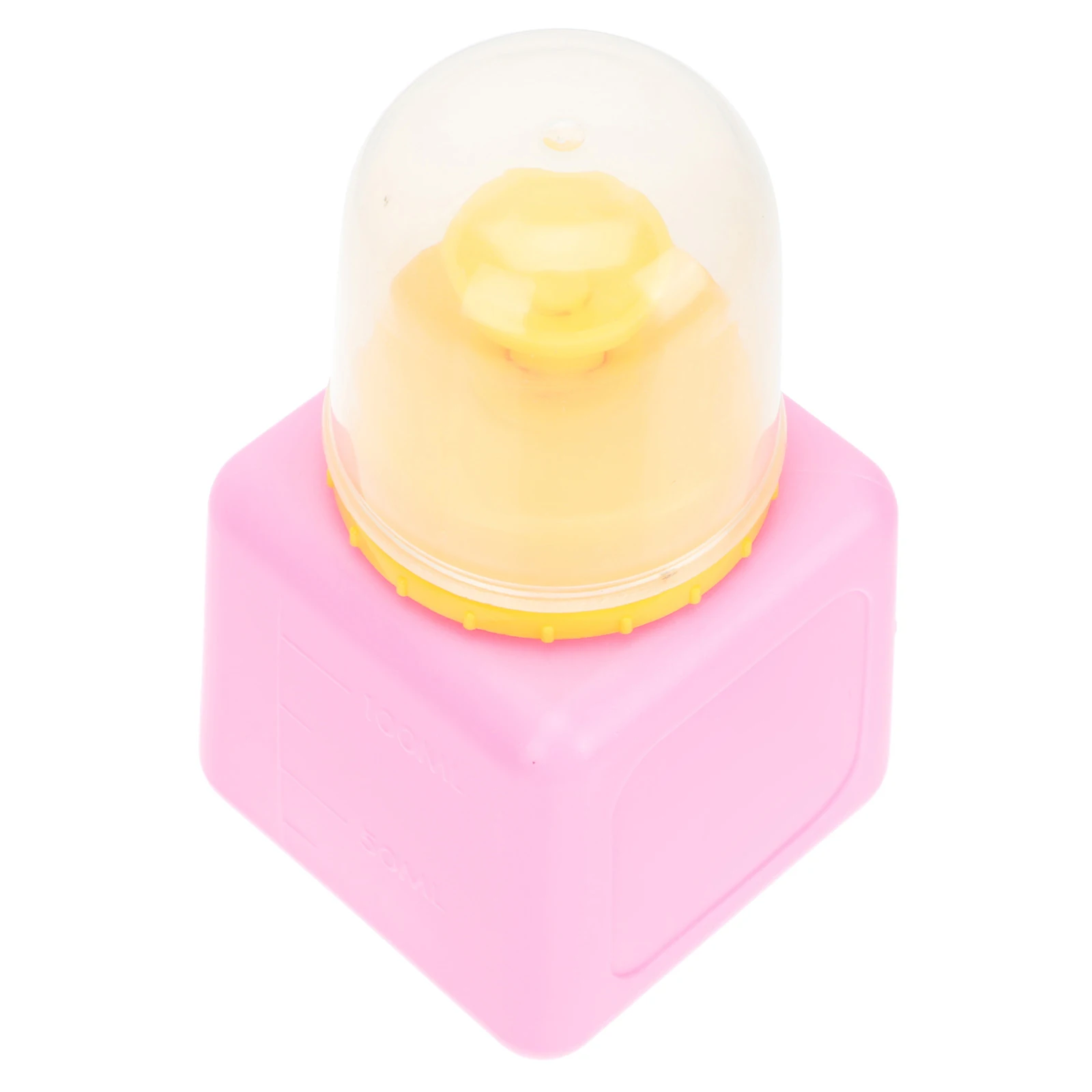 

Plastic ABS Nail Clean Large Capacity Pink Fingernail Liquid Holder Refillable Containers Manicure Supply Storage Bottle