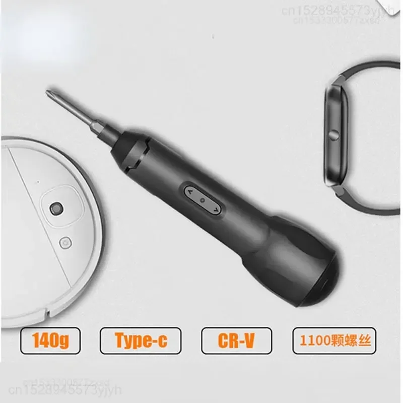  Electric Screwdriver Rechargeable Mini Screw Driver Bits Kit USB Rechargeable Cordless Screwdrivers Wireless Screwdriver