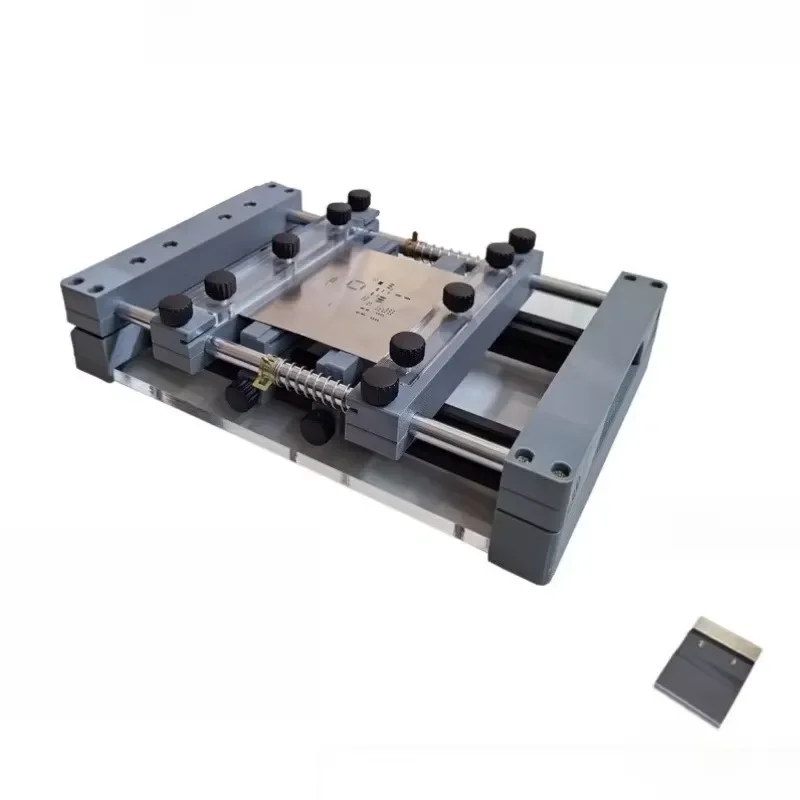 150x150MM Manual PCB Manual Silk Printing Table SMT Screen Printing Machine Precise Alignment Of Solder Paste
