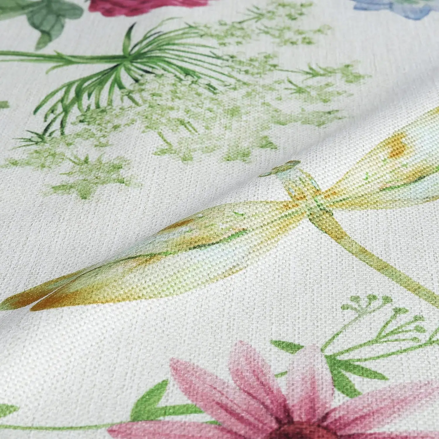 Summer Flower Throw Pillow Covers Set of 4 Patio Flower Decorative Pillow Cases Cushion Covers for Bed Sofa Bedroom Home Decor