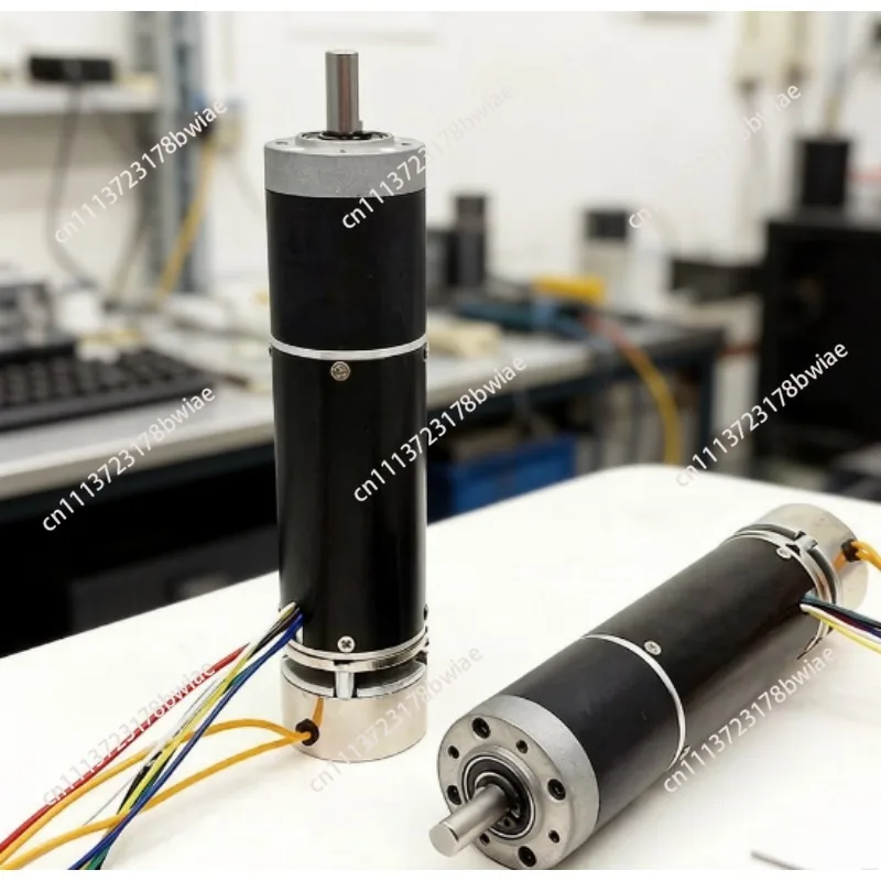 36mm DC Brushless Planetary Gear Motor with Holding Brake Power-Off Brake 24V Planetary Gear Motor for AGV Drive Wheels