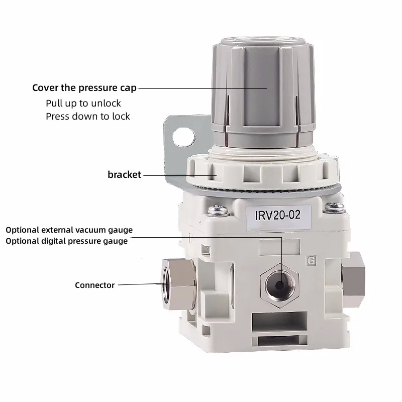 Vacuum negative pressure regulator valve reducing valve pumping regulator valve IRV10-C06 IRV10-01 IRV20-02ZN IRV20-C08 C10 LC08