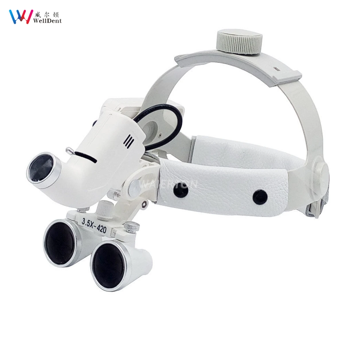 5W LED Dental Surgical Headband Head Light 2.5X 3.5X Loupes  Binocular Loupes Brightness Spot Ajustable Headlamp Lab Dentistry