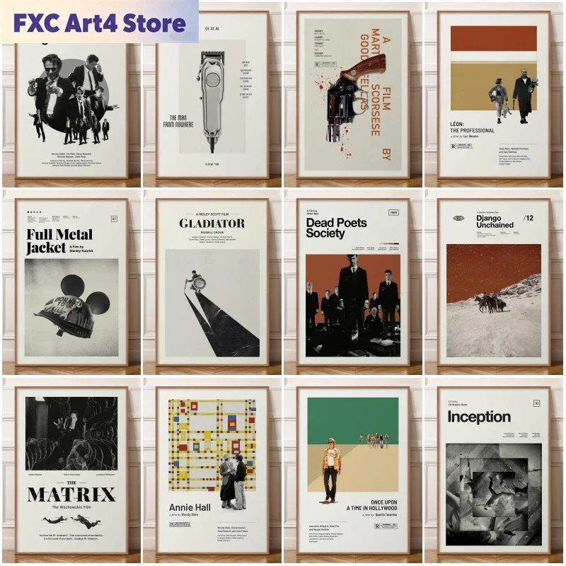 Frameless Classic MovieTV Series Poster Breaking BadThe Walking Dead InspiredDead Poets Society Modern Home Wall  Canvas Paintin