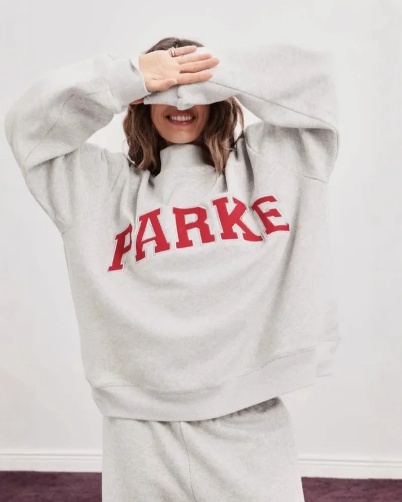 

Женская рубашка с длинными рукавами в стиле Y2K Harajuku, повседневная спортивная одежда, однотонный топ с круглым вырезом, свободная куртка для улицы и на каждый день