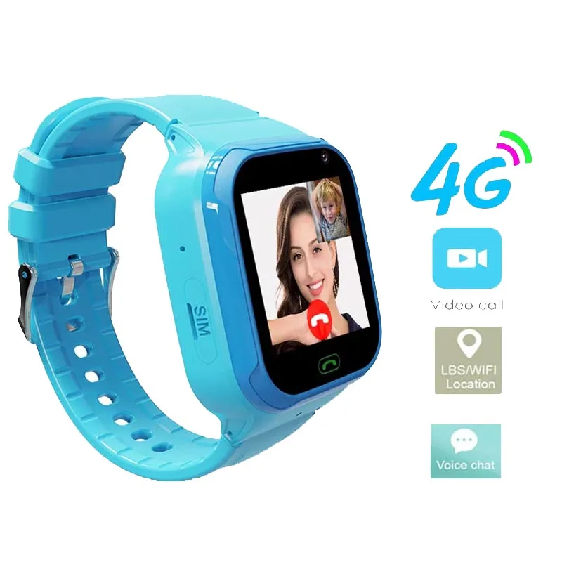 Kids LBS Tracker Smart Watches WiFi LBS Tracking Video Call Camera Baby Smartwatches Clock for 3~10 Years Old Boys Girls LT36