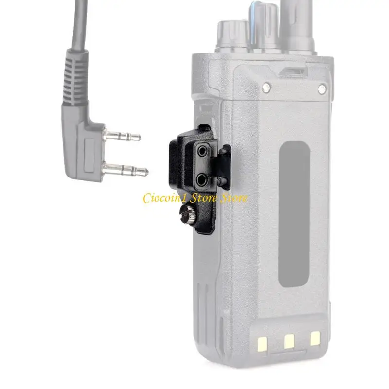 Walkie-Talkie Audio-Adapter Ersatz für GP328Plus Retevis RT29 RT48 RT82 Ailunce HD1 2-Pin Headset-Anschluss – Detail 5