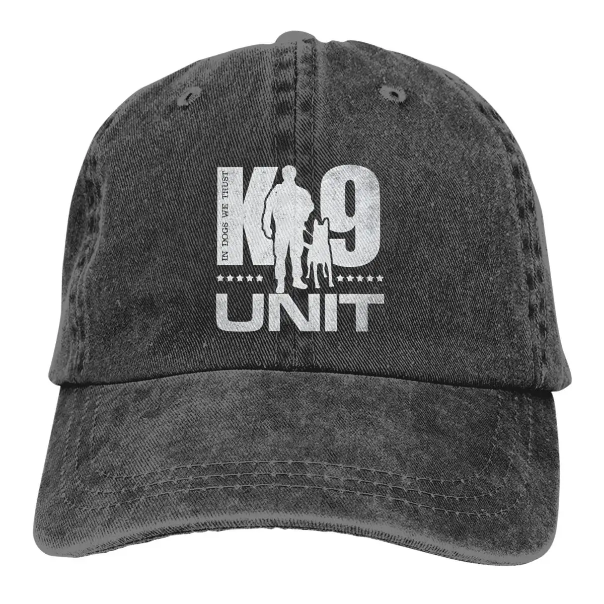 K-9 Unit Police Belgian Malinois Dog Unit Malinois Retro Hat Cotton Outdoor Sun Protaction Caps Unisex Casual Snapback Hats