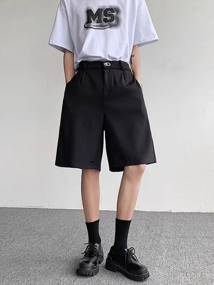 

Мужские повседневные шорты-бермуды в стиле Naples, модные брюки длиной до колена, стильные и элегантные, высококачественные.