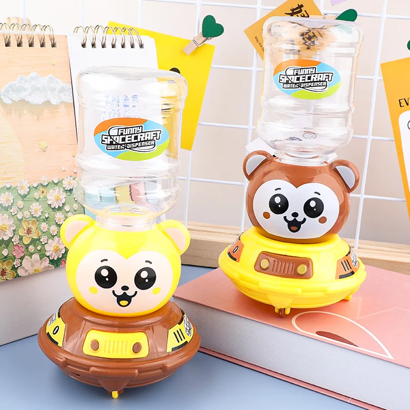 

Детский космический диспенсер для воды с изображением обезьяны для мальчиков и девочек, игровой домик, обучающая интерактивная игрушка для родителей и детей, диспенсер для воды с животными
