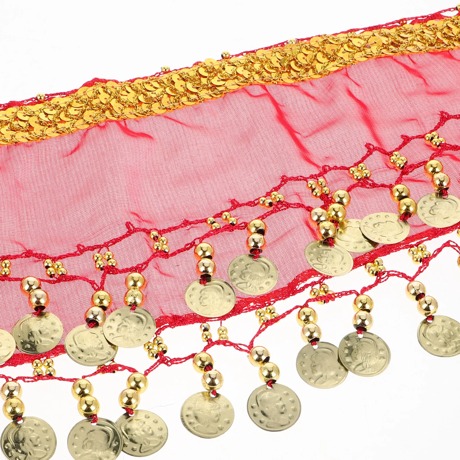 Kids Dance Hip Scarf Belly Dancing Accessory Soft Skin-Friendly Material Fun Design for Children Dance Costume Belt - view 2
