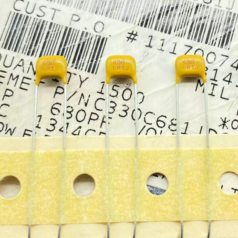 

10-100pcs C330C681JDG5TA7303 1000V680PF KDG681J C0G Jimei Ceramic Monolithic Capacitor