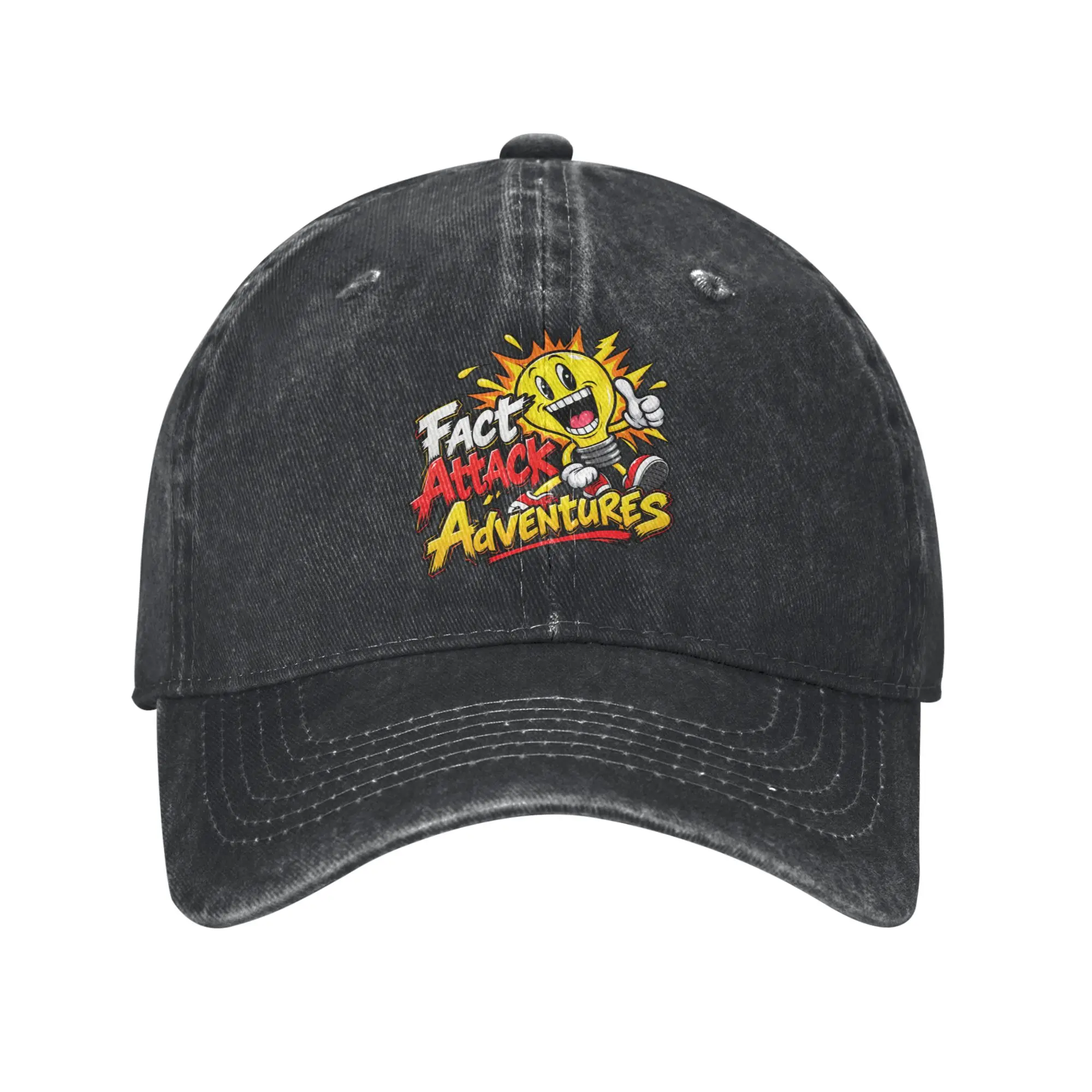 Fact Attack Adventures Lighty Baseball Caps Outfits For Unisex  Adjustable Trucker Hat