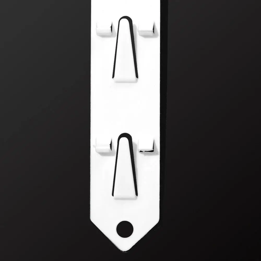 4Pcs Plastic Snack Hanging Strips with 12 Hooks Useful Display Hanger with Label Header Merchandising Clip Strip