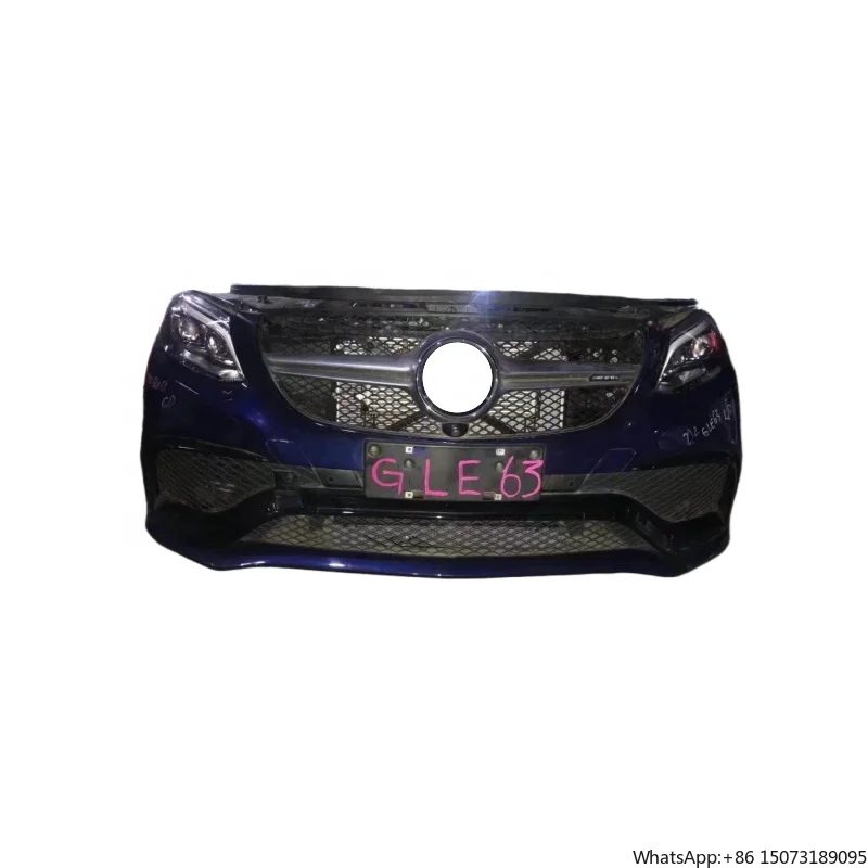 

Front Bumper Assembly with Radiator and Headlights for GLE63 W166