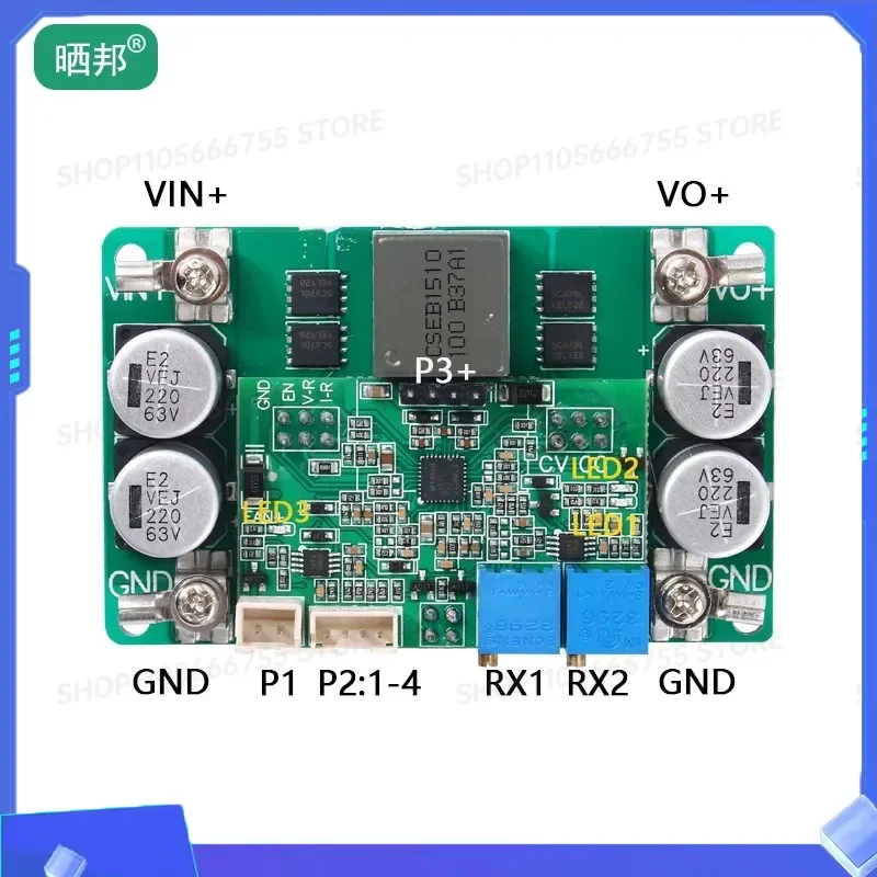 for 1100W 20A High Power Automatic Buck Boost DC DC Regulated Constant Current Voltage Power Supply Module Battery Charging
