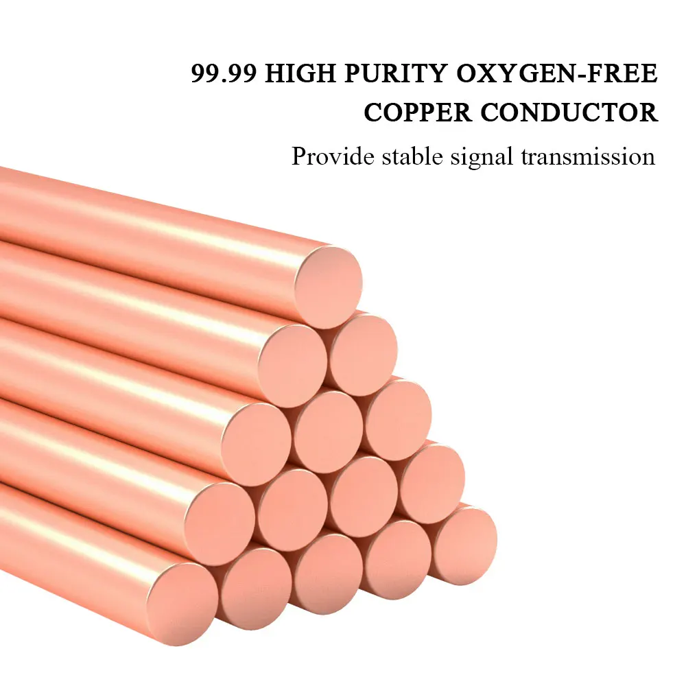 Musical Sound Hifi Speaker Cable Loudspeaker Pure Copper Braided Net With Nerve Oxygen-Free Copper Car Stereo Speaker Cord Wire