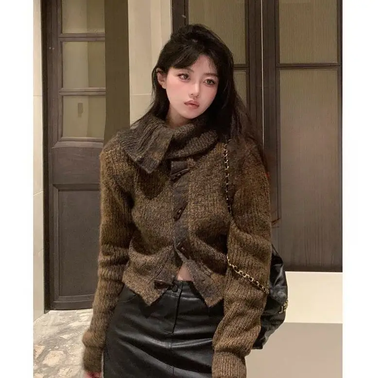 French Cardigan Sweater 2026 Women's Autumn and Winter New Versatile Casual Design Knitted Top Commuter
