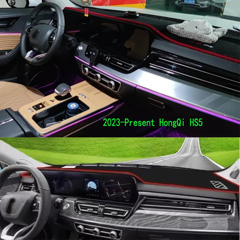 

For 2023 2024 2025 FAW Red Flag HongQi HS5 Accessories Dashboard Cover Instrument Panel Dash Mat Dashmat Protective Pad