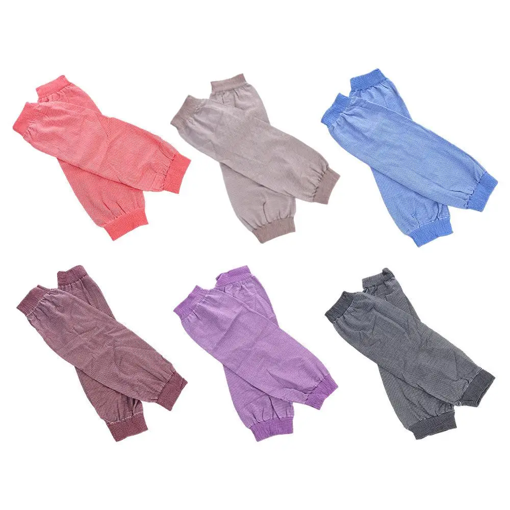 

Hiking For Men Riding Running Fishing Long Sleeves Sun Protection Arm Cover Striped Arm Sleeves Cooling Sleeves Arm Warmer