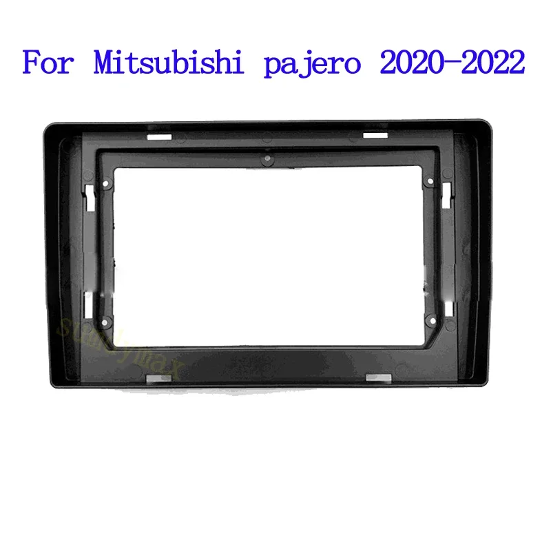 For Mitsubishi pajero 2020 2021Car Radio Fascias Installation Dash Frame 2 Din Panel DVD Gps Mp5 Android Player