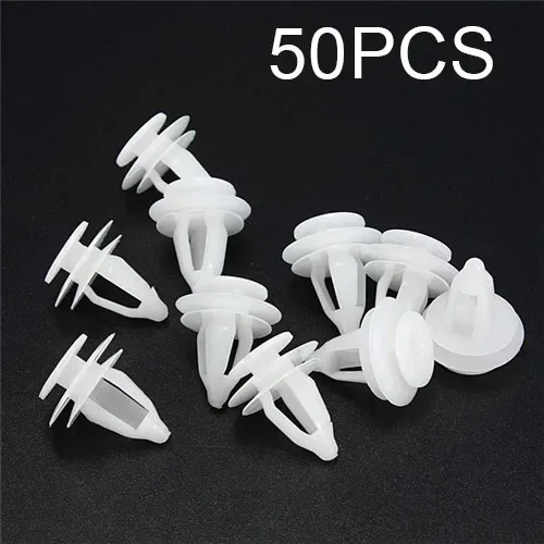 50x Exterior Side Moulding Clips Door Trim Clips For Citroen Saxo Xsara Berlingo Car Fastener Parts NEW