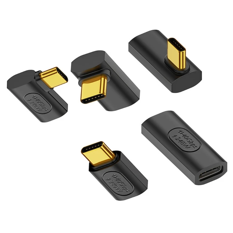 

090F USB C Male to Female Adapter 240W Power Delivery, Type C Connector Type C Adapter USB C Male to Female Extender