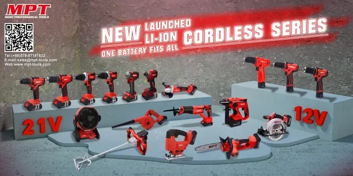 MPT 21V Cordless Impact Screwdriver High Quality Portable Mini Torque Electric Screwdriver 230N.m 1/4