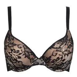 Push Up Women Bralette Padded Underwire Women's Underwear Plus Size Bras for Ladies Adjustable Lace Lingerie 32-44 A B C D E Cup