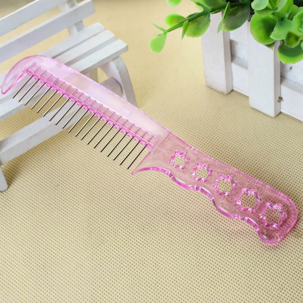 

5Pcs Anti-Static Steel Comb Durable Fine Tooth Hairdressing Comb for Smooth Styling Hair Pick Plastic Hair Pick