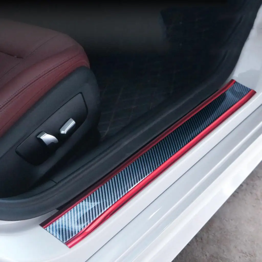 

1 м DIY защита порога автомобиля наклейки аксессуары для стайлинга автомобилей