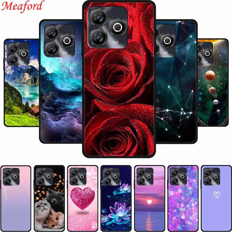 Phone Case For ZTE Blade A75 4G Back Cover Case Shockproof Black Silicone Soft Funda For ZTE Blade A75 4G Case A 75 6.6