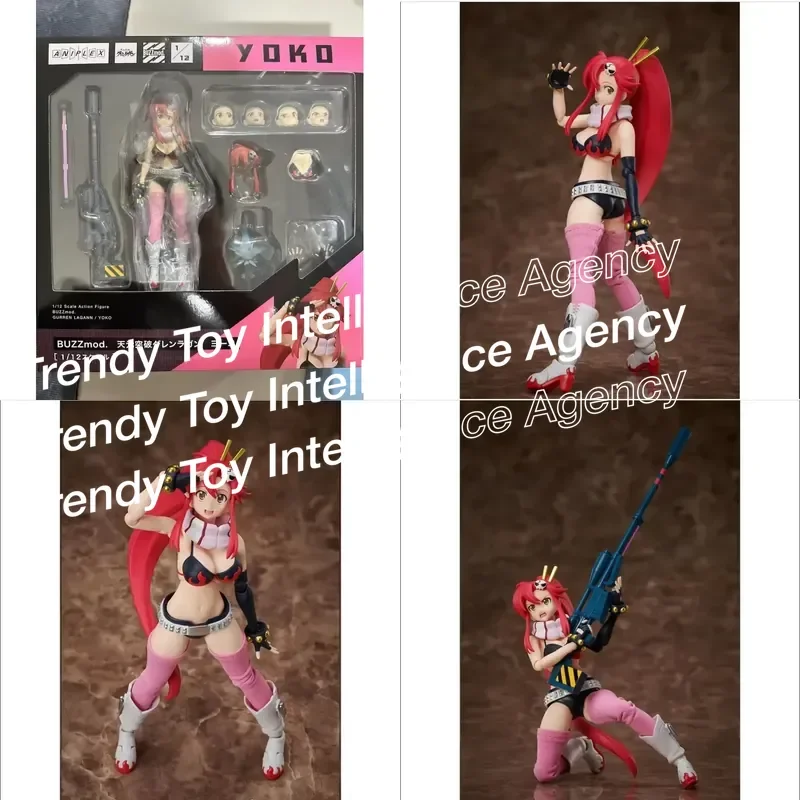 for Aniplex Buzzmod 1/12 Gurren Lagann Yoko Anime Action Figure Model Toy Collectible Gift In Stock