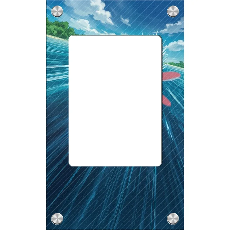 Art Display for Pokemon Yanmege Card PTCG Keychain Anime Game Collectibles Anime Merchandise Acrylic Protective Case Toys Gift