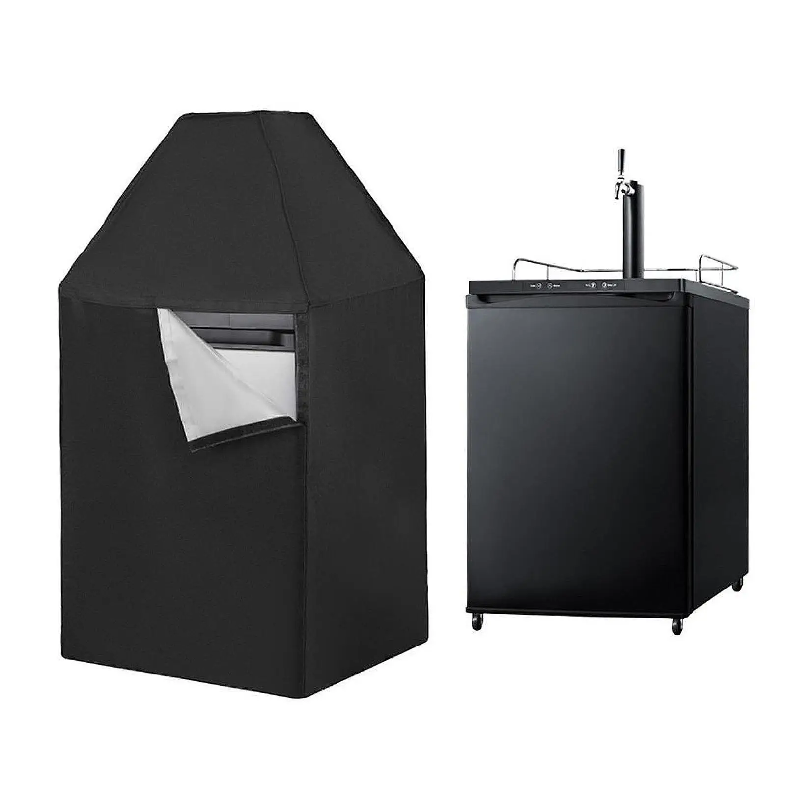 

Beer Dispenser Dust Cover, Kegerator Cover Outdoor, Indoor Waterproof, Portable