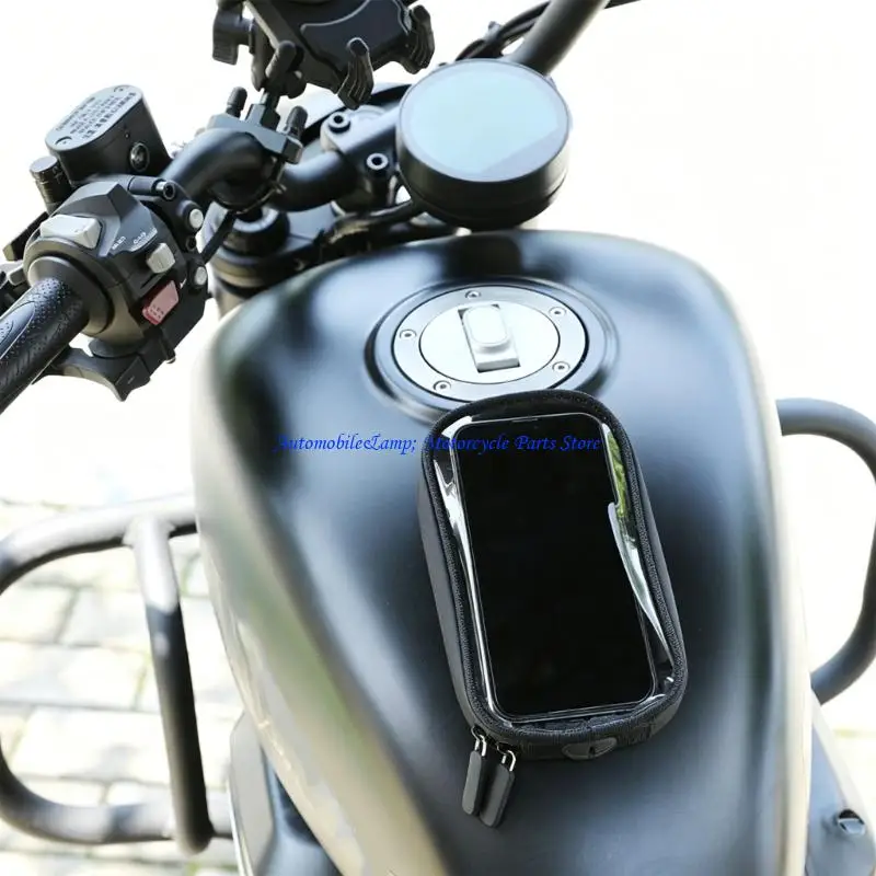H7BD Strong Motorcycle Phone Holder with Touch Screens Function & Rain