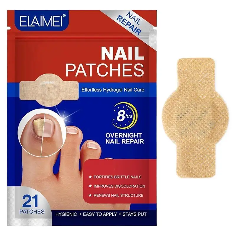 ★▲21/63Pcs Nail Repair Patches Toenail Fungus Patches Nail Ingrown Correction Stickers For Discolored Or Damaged Nails